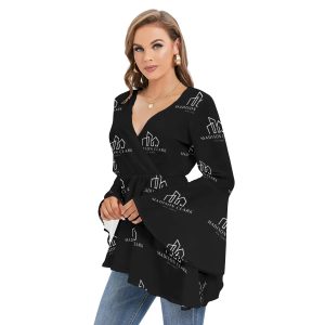 Women's V-Neck blouse 3