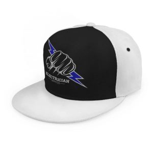 electrician cap flat brim