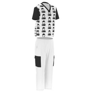 female doctor scrubs